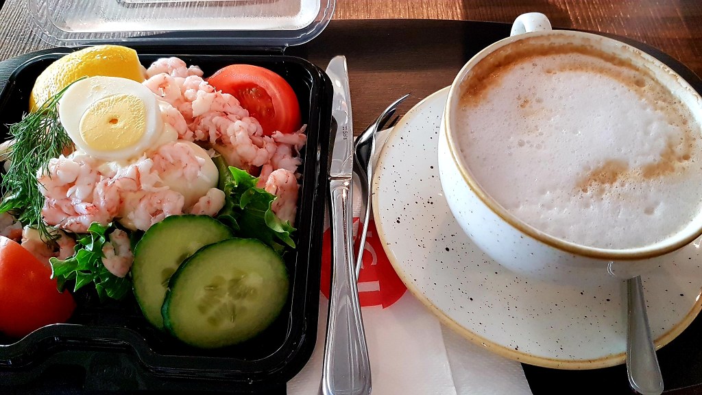 Glutenfri räkmacka på Viking Line