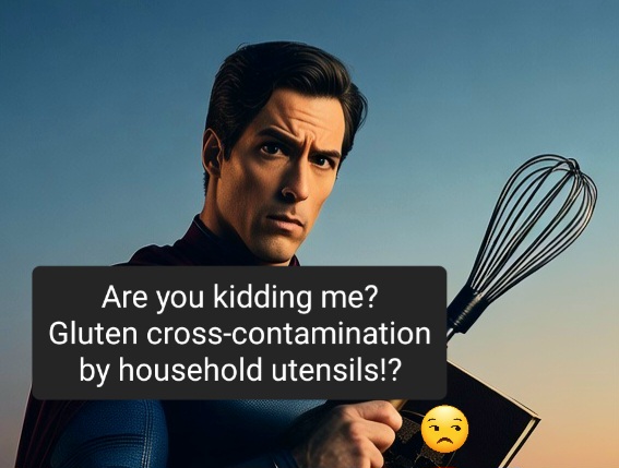 What is gluten cross-contamination?